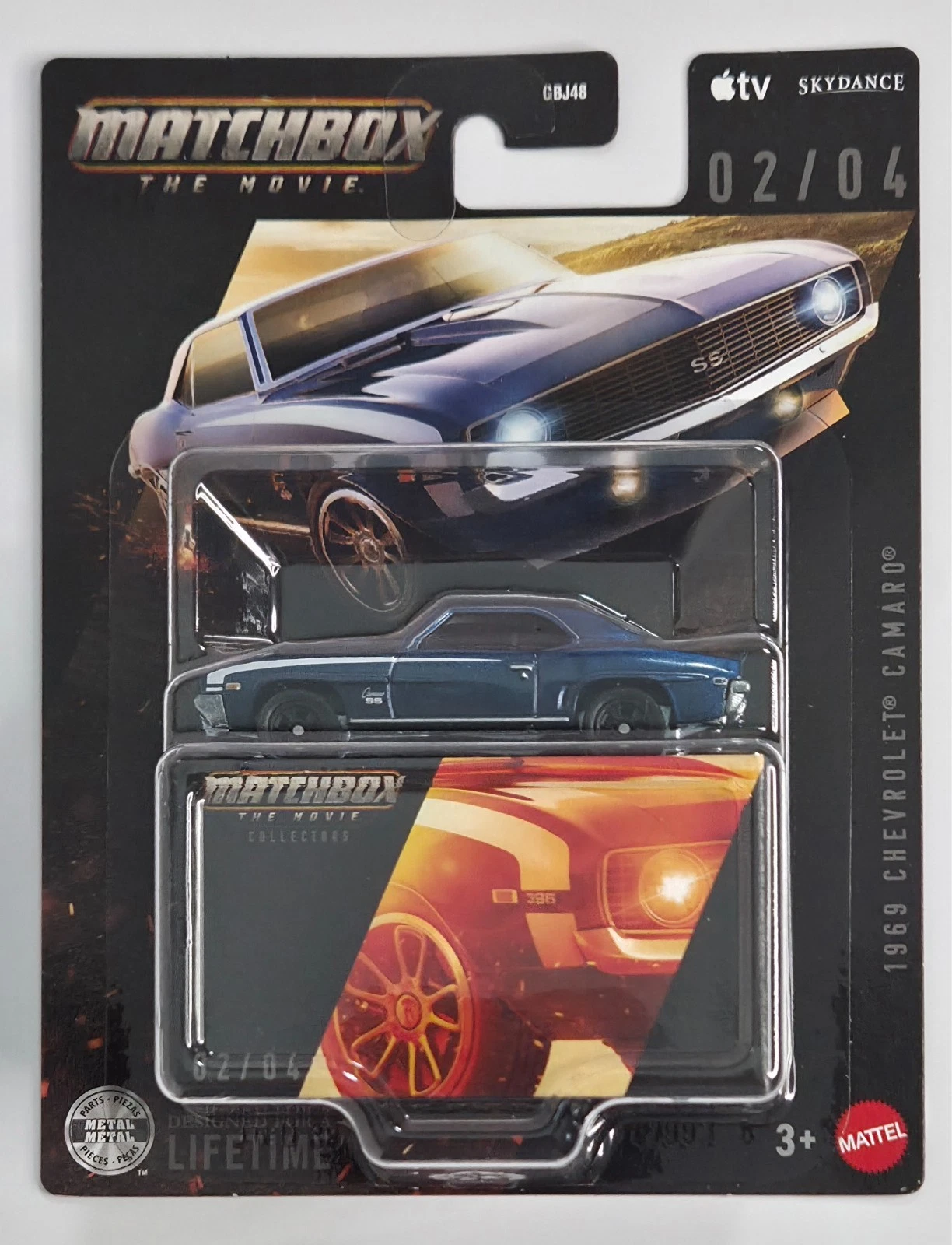 GBJ48JKH52 Matchbox The Movie 1969 Chevrolet Camaro