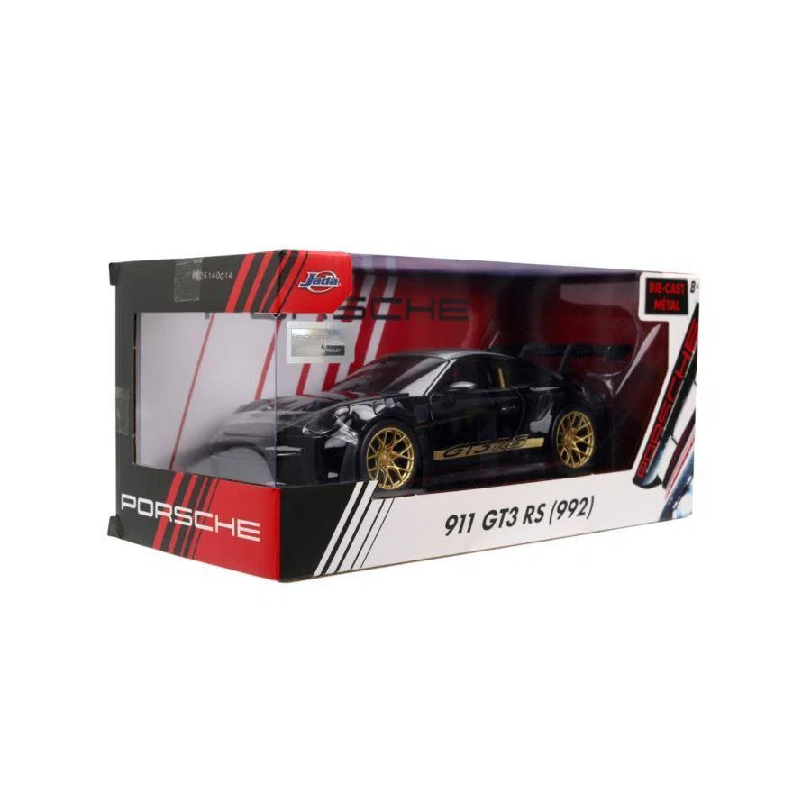 Jada 37810 1:24 Porsche 911 GT3 RS (992) – Black – Hyper-Spec