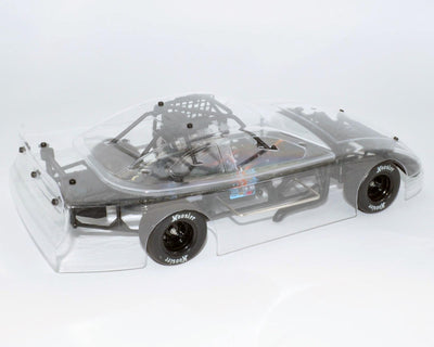 1RC1142 Racing Asphalt Late Model 1/18 Brushless RTR 2WD Oval Racer (Clear) w/2.4GHz Radio, Battery & USB Charger