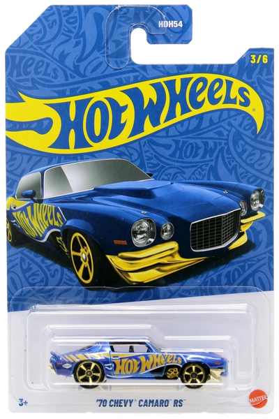 HWHDH54 Hot Wheels Pearl & Chrome '70 Chevy Camaro RS