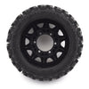 PRO1015910 2.8 Trencher Low Profile 2.8" Tires w/Raid Rear Wheels (2) (Black) (M2) w/12mm Removable Hex
