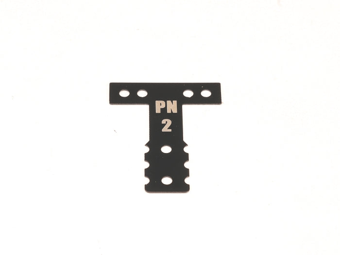 MR3072K PN Racing Mini-Z MR03/MR04 MM Spring Steel T-Plate #2 (Black)