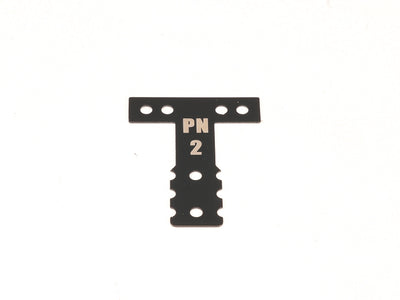 MR3072K PN Racing Mini-Z MR03/MR04 MM Spring Steel T-Plate #2 (Black)