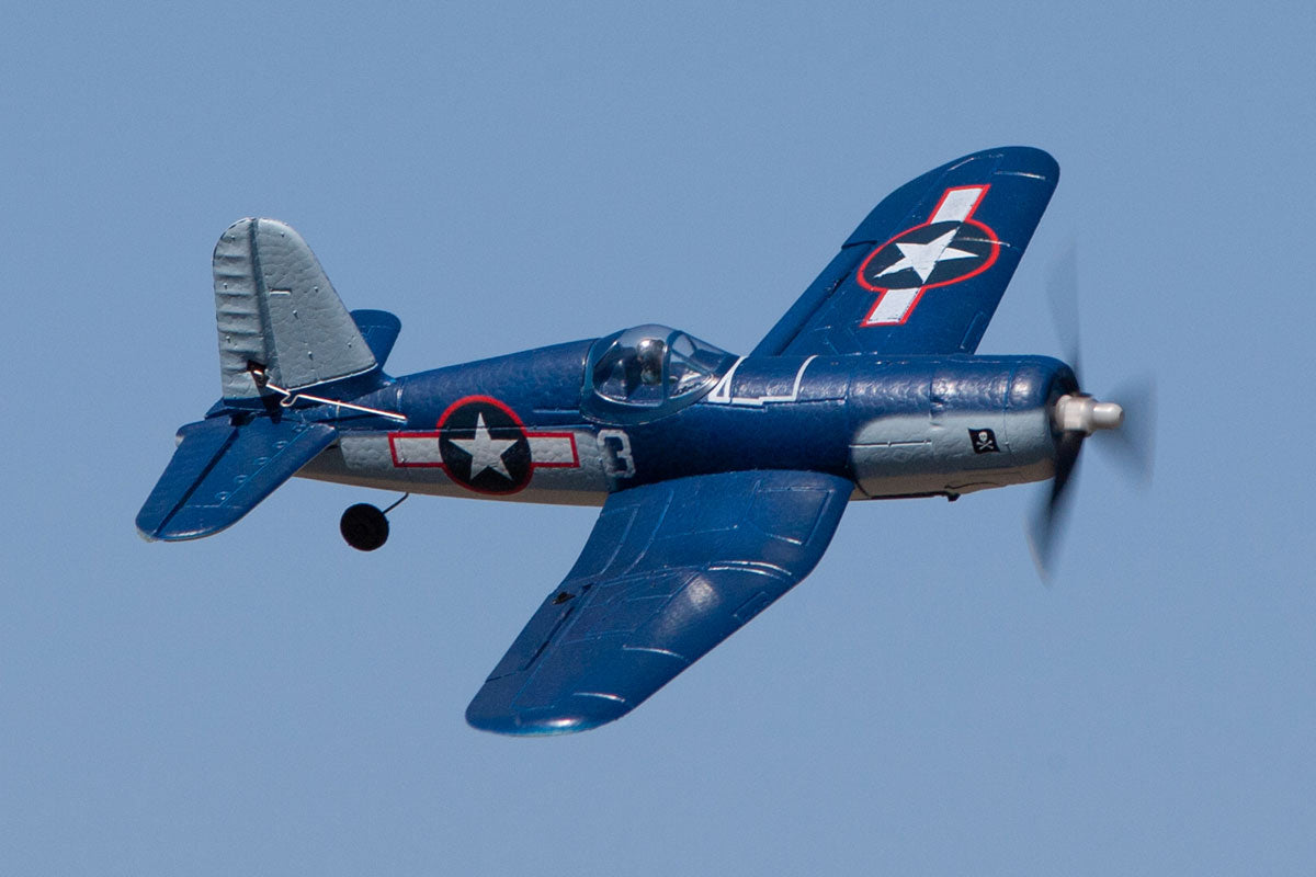 RGRA1301V2  F4U Corsair Jolly Rogers Micro RTF Airplane with PASS (Pilot Assist Stability Software) System