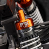 8465 Fox Orange Aluminum GTR Shock Caps (4)
