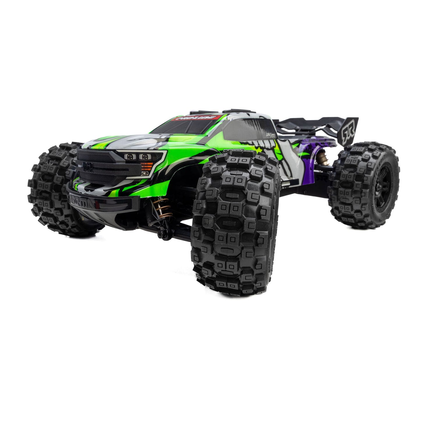 PRO1030110 Badlands Front/Rear Tires MTD 12mm Black Split Six (2): ARRMA MINI KRATON