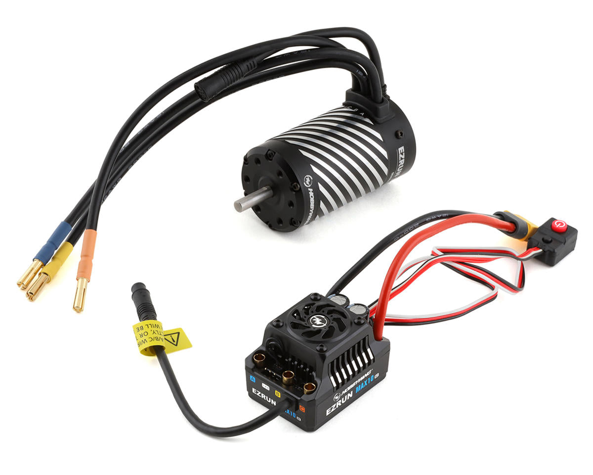 HWA38020344 Hobbywing EZRun MAX10 G2 140 Amp Sensored Brushless Waterproof ESC/3665SD Motor Combo (3200kV)