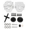MEUS Racing TRX4M Aluminum Transmission with Steel Internal Gears (Silver)