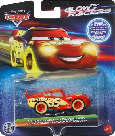 HWHPG76 Cars Glow Racer Lightning McQueen