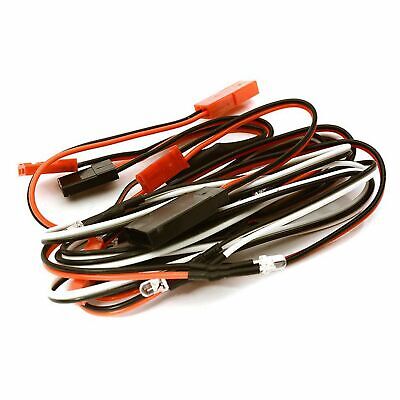 INTC28389 3mm Size LED Lights (2) Red & (4) White w/ Wire Harness JST Plugs