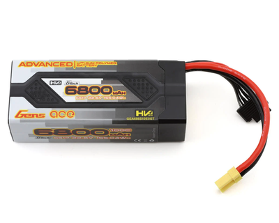 GEA686S10E5GT Gens Ace G-Tech Advanced Smart 6S LiHV Battery 100C (22.8V/6800mAh) w/EC5 Connector