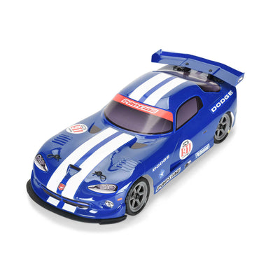 PRO368413 1/12 Pre-Cut 2002 Dodge Viper GTS Blue Body: Losi NASCAR