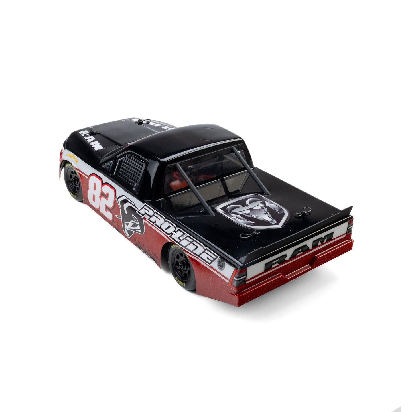 PRO369917 1/12 Pre-Cut 2026 Ram 1500 Truck Clear Body: Losi NASCAR