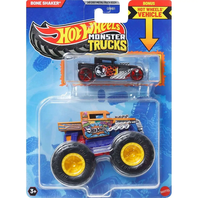HWGRH81 1:64 Monster Trucks Bone Shaker