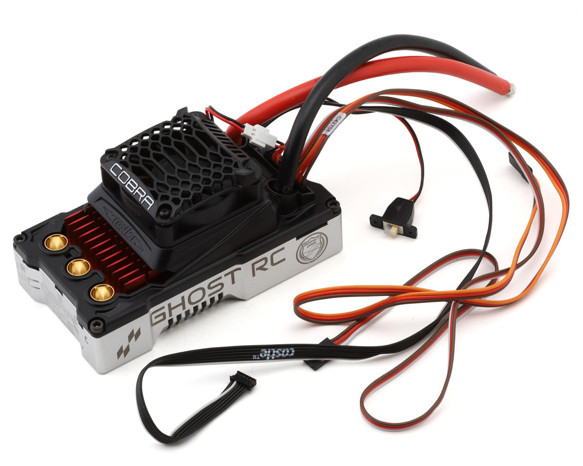 CSE020-0288-00 Ghost RC Cobra 5 HV ACE 1/5th Drag/Speed Run Brushless Sensored ESC (6-12s)