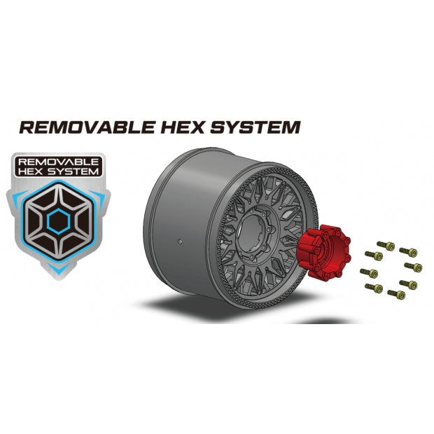 L-T3208SX Louise R/C - ST-Rocket Soft 1/10 Stadium Truck, 0 & 1/2" Offset, 12, 14, 17mm Removable Hex Wheels