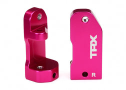 3632P  Caster blocks, 30-degree, pink-anodized 6061-T6 aluminum (left & right)/ suspension screw pin (2)