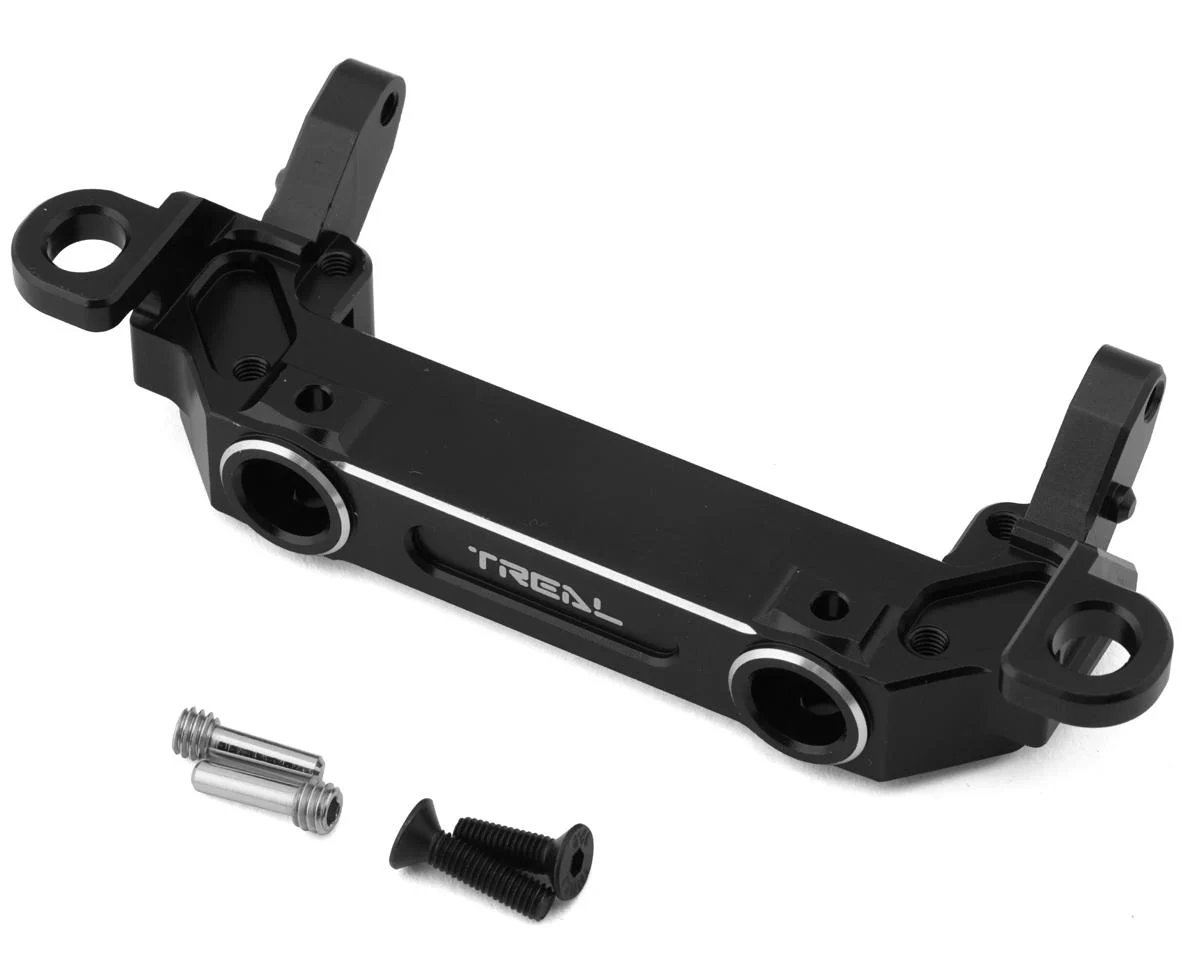 X004266ZJJ Axial SCX10 III CNC Aluminum Front Bumper Mount (Black)
