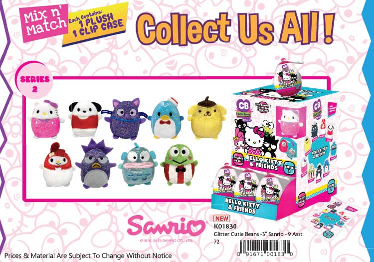 ZUK01830 Hello Kitty and Friends 3" Blind Box