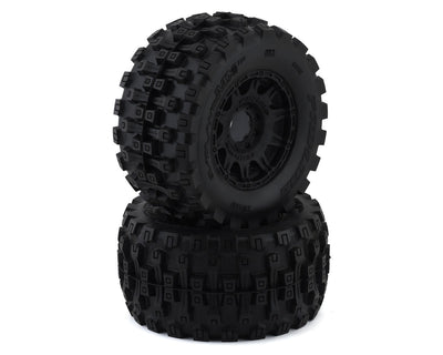 PRO1016610 1/8 Badlands MX38 HP BELTED F/R 3.8" MT Mounted 17mm Black Raid (2)