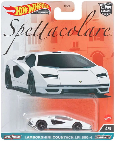 HWFPY86 Lamborghini Countach White Spettacolare