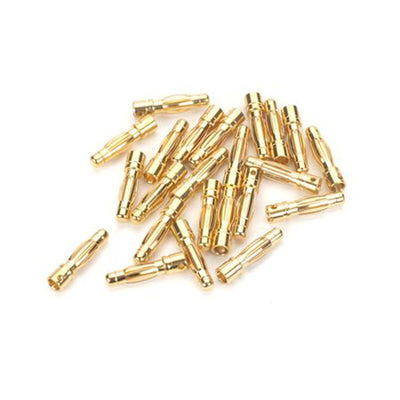 EFLAEC513 Connector: Gold Bullet Male, 4mm (30)