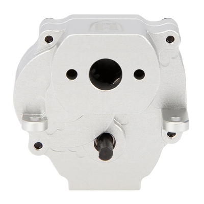 MEUS Racing TRX4M Aluminum Transmission with Steel Internal Gears (Silver)