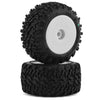JCO3100-1221 Mini-B/Mini-T 2.0 Scorpios Pre-Mounted Rear Tires (White) (2) (Green)