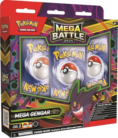 PKU10-10131-101 Pokemon Mega Battle Deck - Mega Gengar ex/Mega Diancie ...