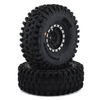 PRO1012813 Hyrax 1.9" Tires w/Impulse Wheels (Black/Silver) (2) (G8) w/12mm Hex