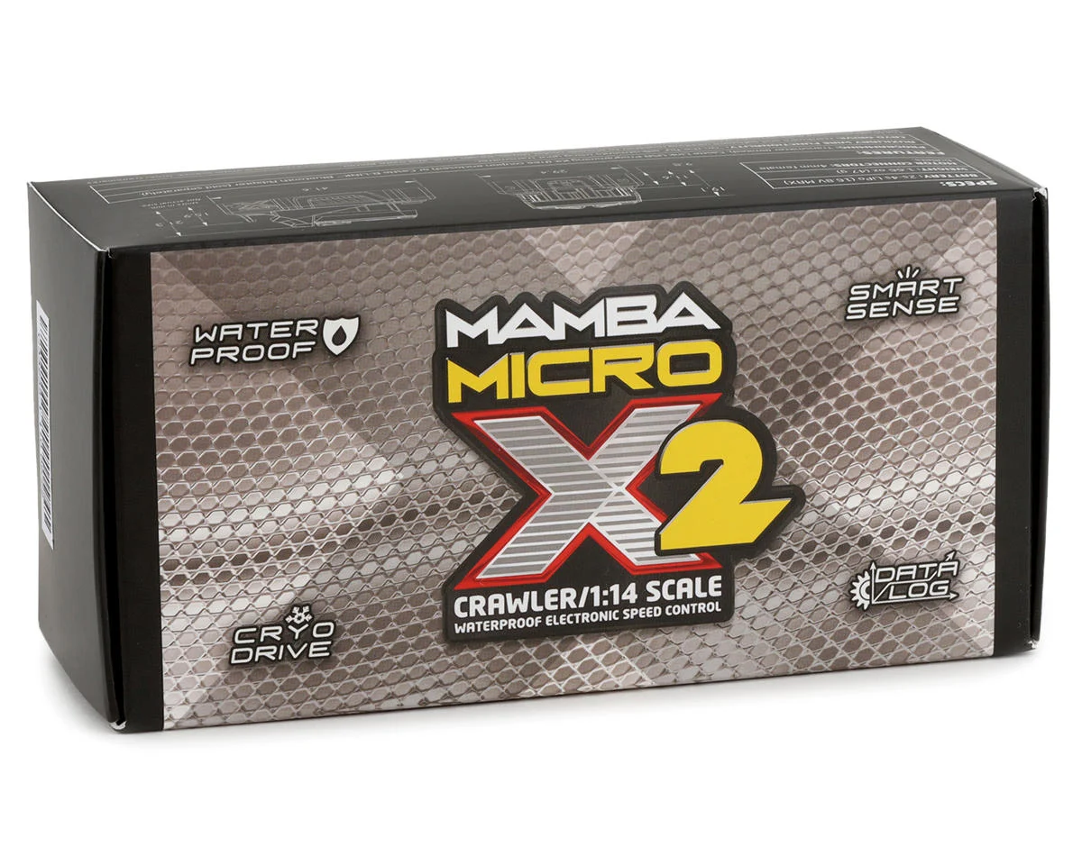 CSE010-0169-00 Mamba Micro X2 ESC - For 1/18 Scale