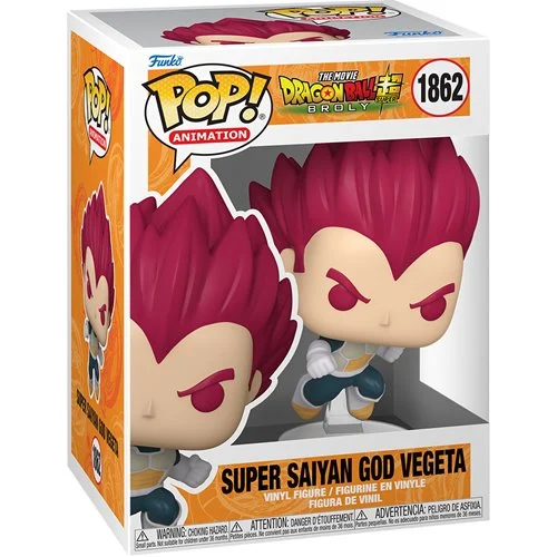 FU80362 Dragon Ball Super: Broly Super Saiyan God Vegeta Funko Pop! #1862
