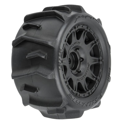 PRO1031110 1/18 Dumont F/R Tires MTD 12mm Black Raid (4): Granite GROM