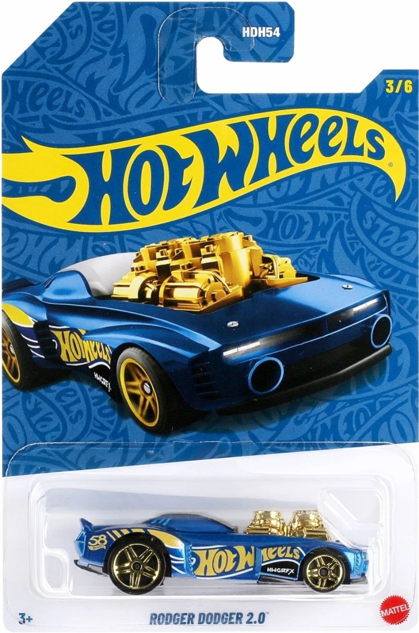 HWHDH54 Hot Wheels Pearl & Chrome Rodger Dodger 2.0