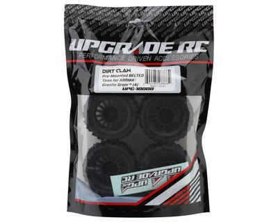 UPG-10008 UpGrade RC Dirt Claw Pre-Mounted BELTED Tires for ARRMA® Granite Grom™ (4)