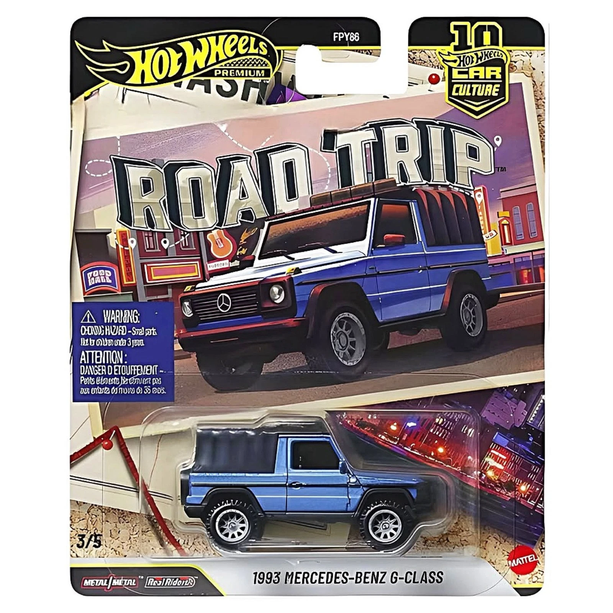 HWJKF38 HotWheels Premium Car Culture 1993 Mercedes Benz G-Class