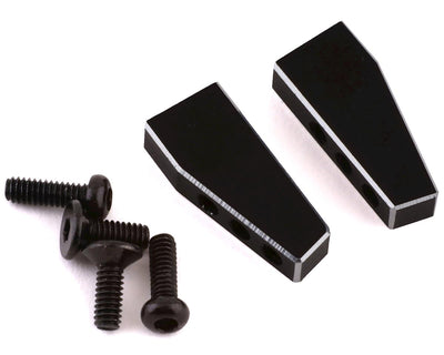 LOS311008 Mini-T 2.0 Aluminum Servo Mount Set (Black)