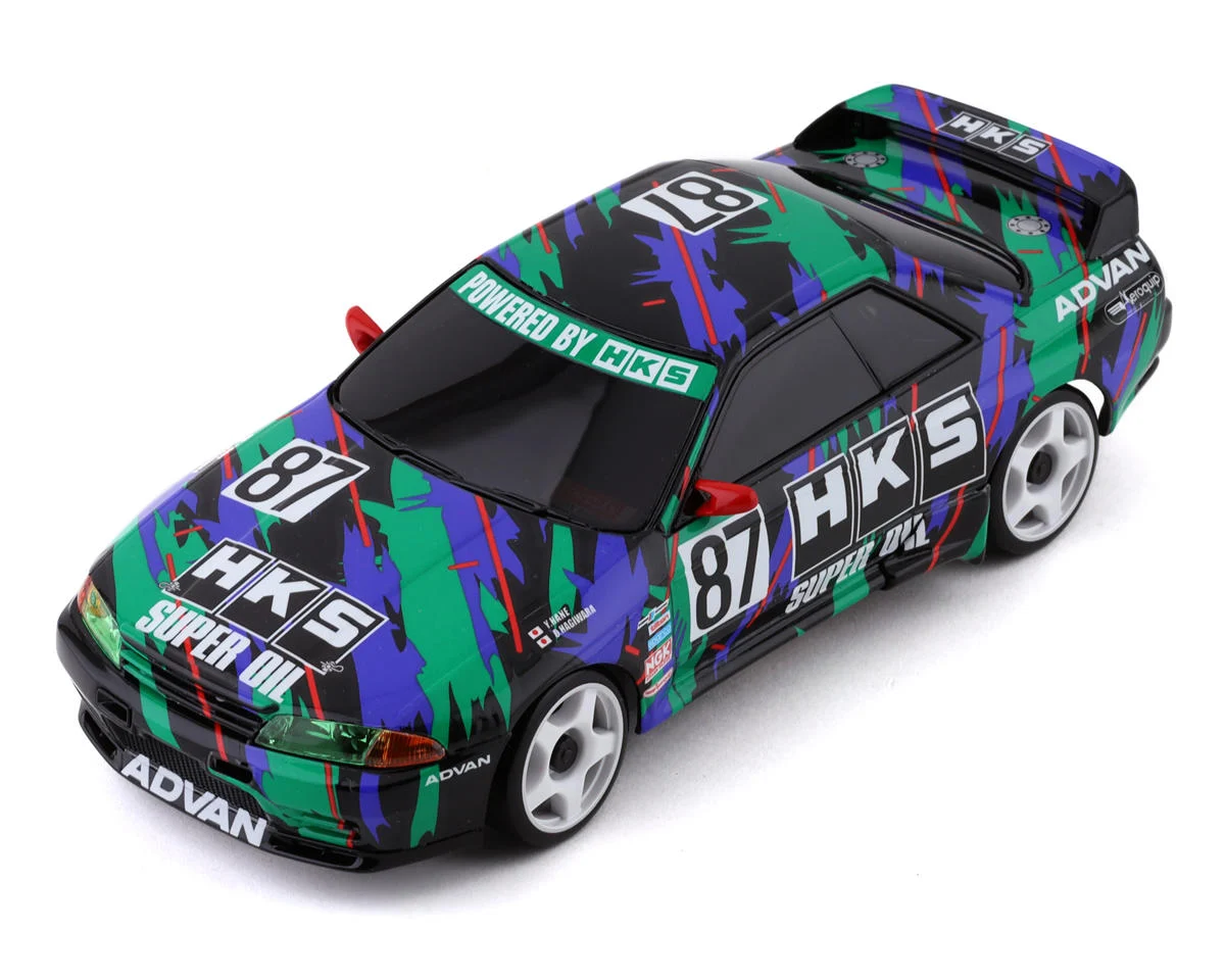 KYO32652HK MINI-Z AWD HKS SKYLINE GT-R (R32) 1993 #87 – New Sun Racing