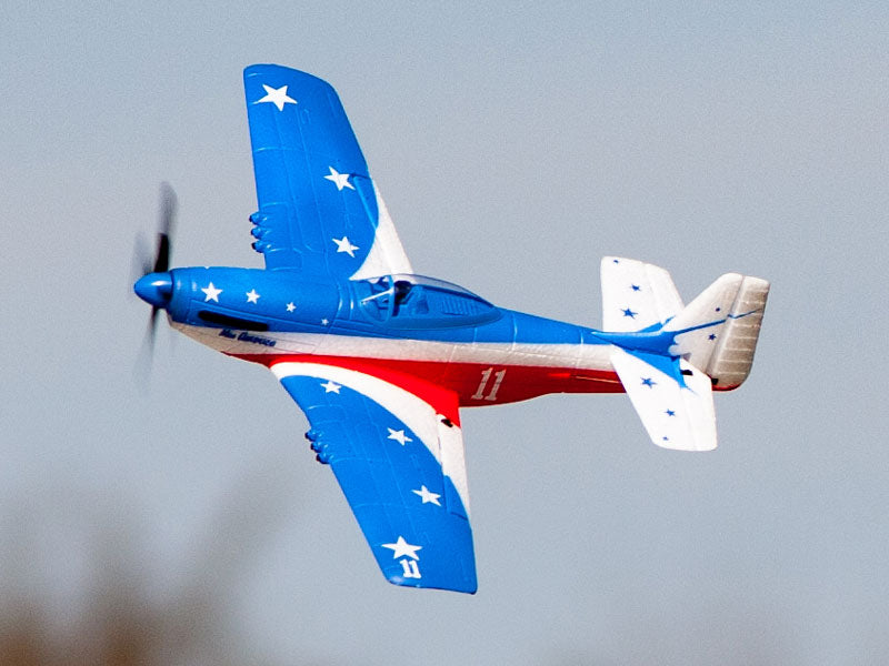 RGRA1300V3  P-51D Miss America Micro RTF Airplane with PASS (Pilot Assist Stability Software) System