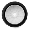 PMT9010-SLW-W Pro-Motion Spitfire 1/8 Buggy Pre-Mount Tires (White) (2) (Soft - Long Wear)