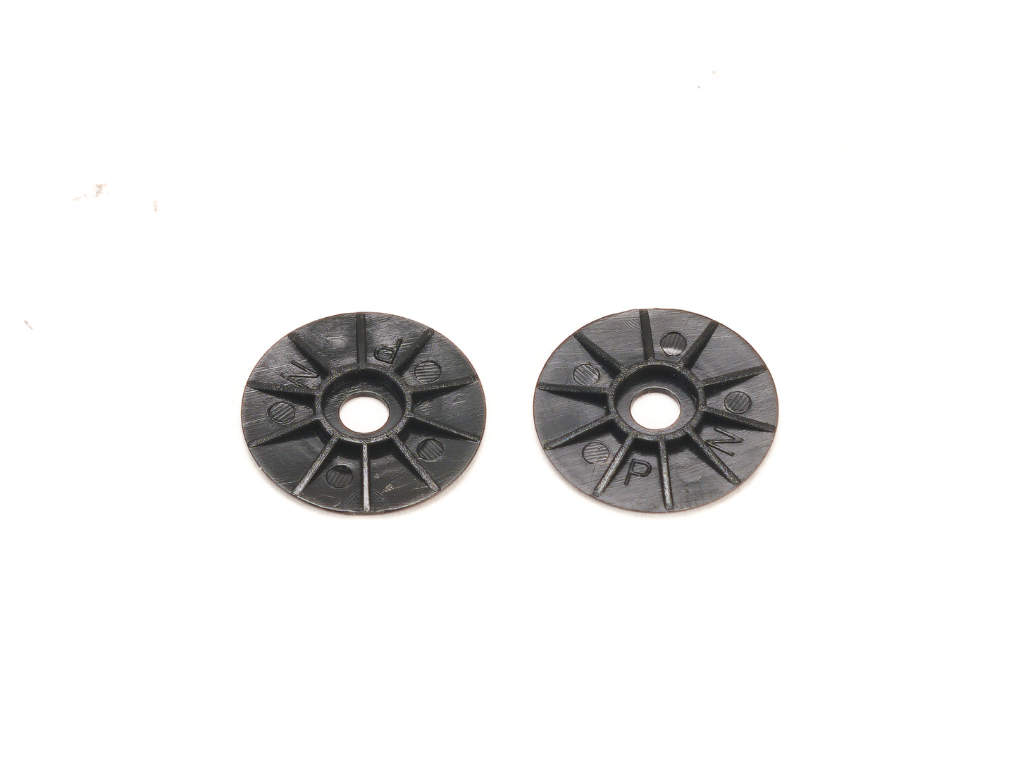 MR2068W PN Racing V2 Black Delrin Disk Set (2pcs)
