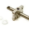 INTC28341SILVER Billet Machined Lock Diff Hub Spool 1/10 2WD