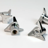 Jevries Diamond Super Swept Knock Offs for TRUE 13 Wheels Chrome