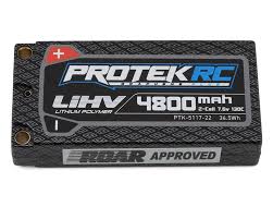 PTK-5117-22 ProTek RC 2S 130C Low IR Si-Graphene + HV LCG Shorty LiPo Battery (7.6V/4800mAh) w/5mm Connectors