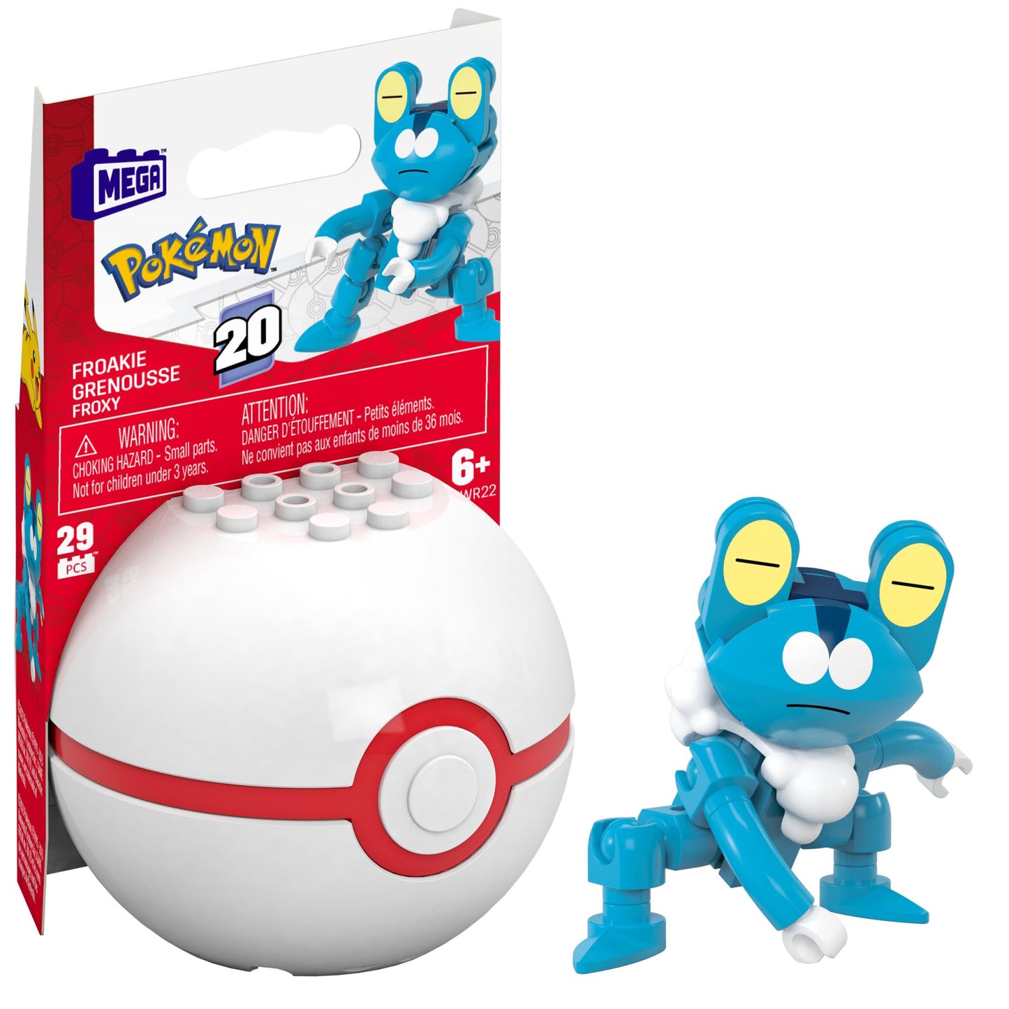 HWR20 Mega Construx Pokeball Froakie
