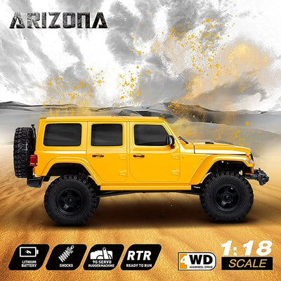 Eazy RC EAZ11801 Arizona 1/18 RTR Scale Mini Crawler w/2.4Ghz Radio