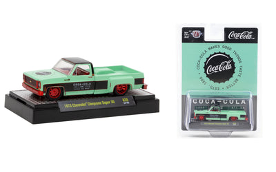 M2Machines 52500-A38 1:64th Scale Coca-Cola 1973 Chevrolet Cheyenne Super 30 CHASE!