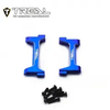 X003KIWZ99 TREAL Aluminum 7075 Front and Rear Bumper Mounts Set (F&R) for 1/18 TRX4M-Blue