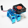 HRMH550TE16 Tamiya Blue Heatsink and Fan