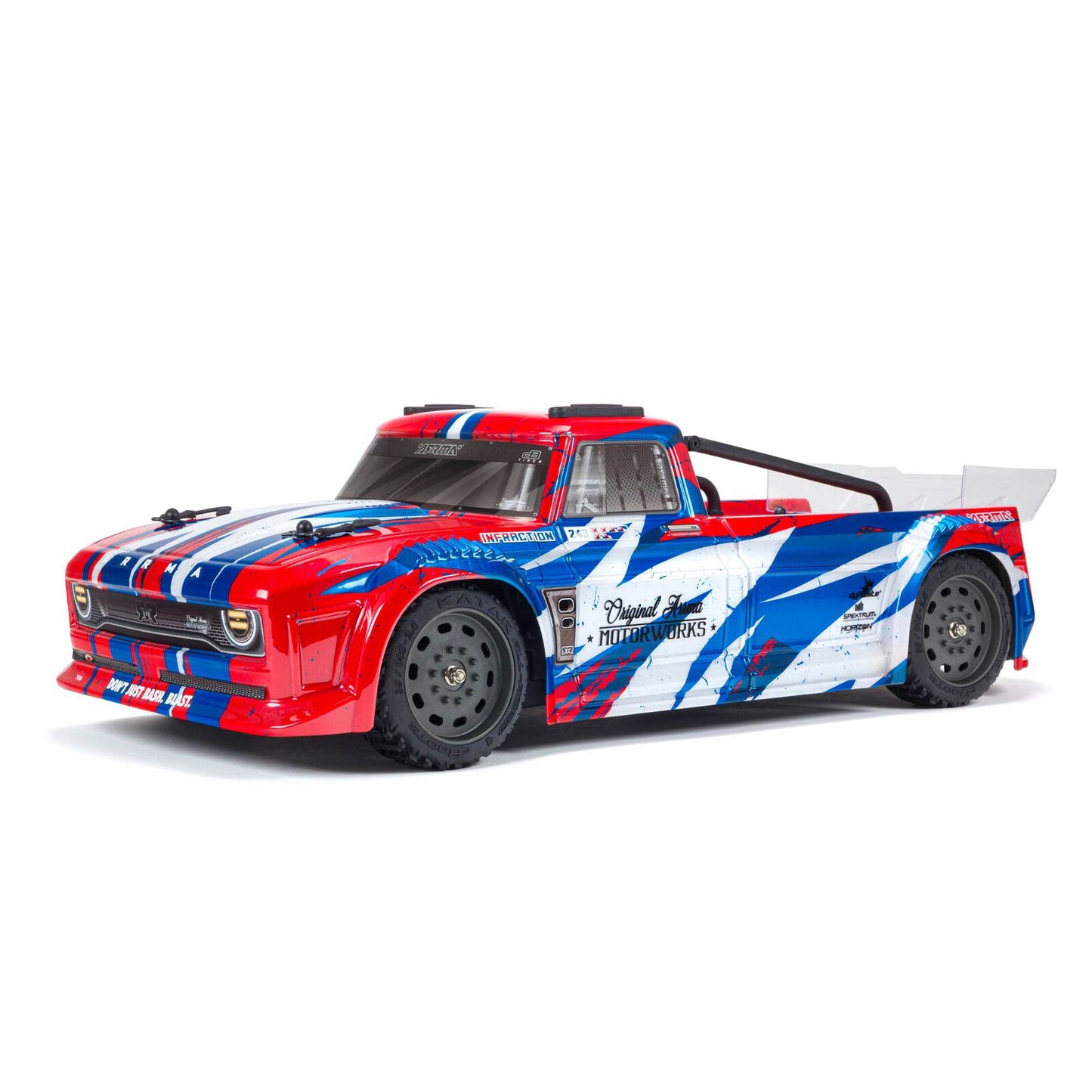 ARA4215V3  1/8 INFRACTION 4WD MEGA Resto-Mod Truck RTR Red/Blue